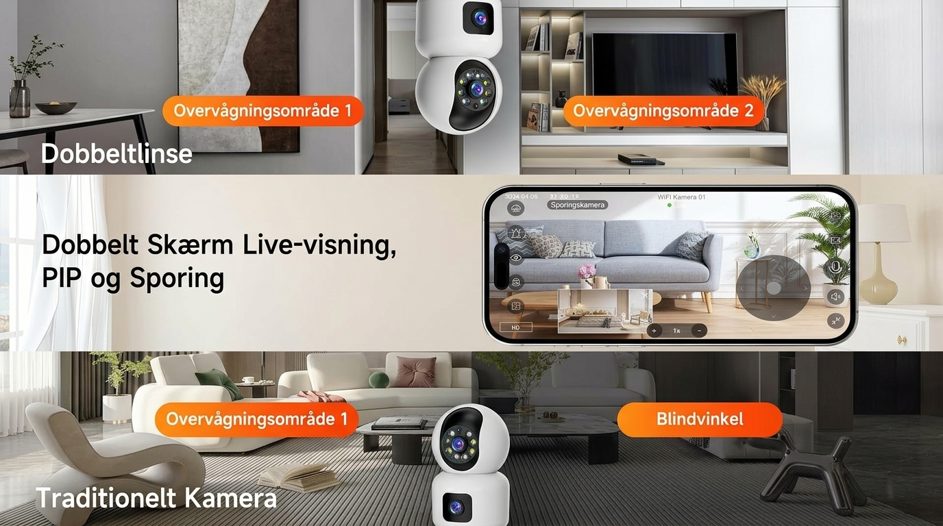 3 MP 2K smart sikkerhedskamera, babyovervågning og kæledyrskamera, farve nattsyn, bevægelsesregistrering, nem montering, cloud-/SD-lagring - Imagen 4